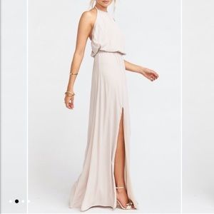 New Show Me Your MuMu Heather Halter Dress XXL